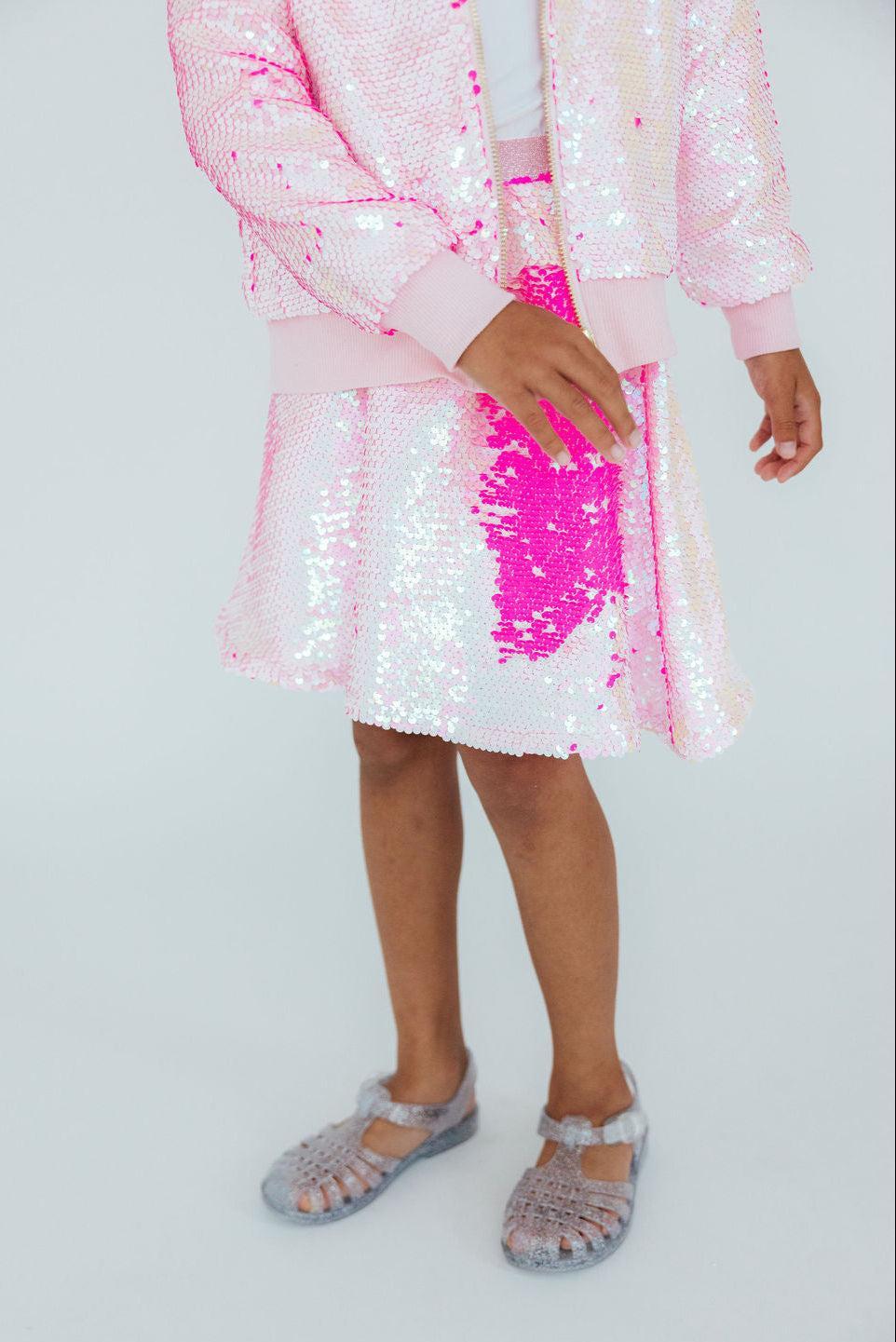Diva Pink Flip Sequin Set