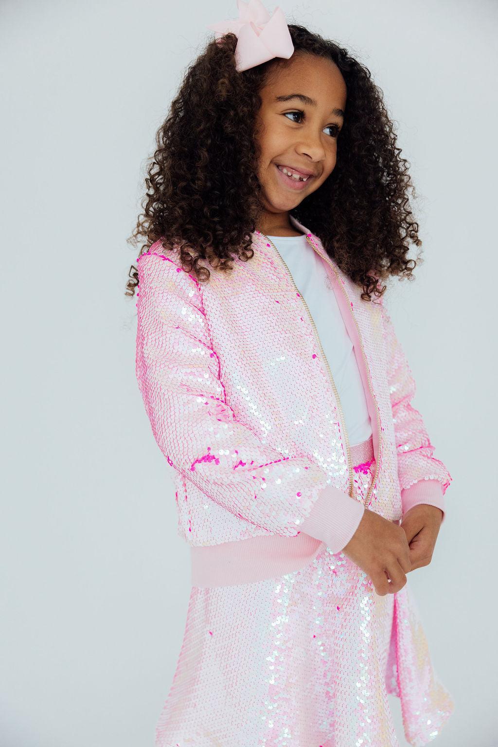 Diva Pink Flip Sequin Set